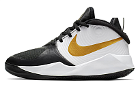 Фото № 1 с приближением к товару «‎Nike Team Hustle D 9 (GS) basketball shoes BlackWhiteGold»
