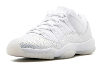 Фото № 2 с приближением к товару «‎Jordan 11 Retro Low Heiress Pure Platinum (GS)»