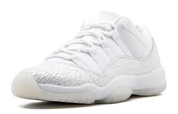 Jordan 11 Retro Low Heiress Pure Platinum (GS) - 2