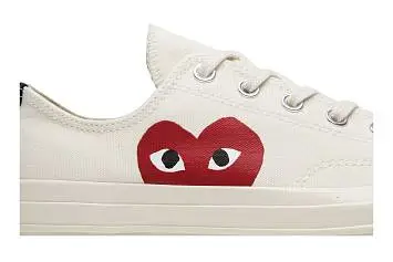 Comme des Garçons Play x Converse Chuck 70 Low Milk - 3