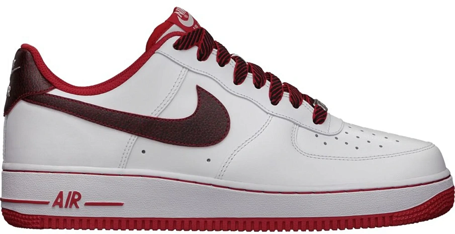 Фото № 1 с приближением к товару «‎Nike Air Force 1 Low White University Red (2014)»