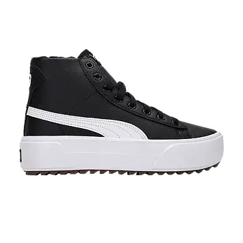 Puma Women's Kaia Mid Fur - Black - 1