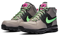 Фото № 3 с приближением к товару «‎Nike Manoa Leather SE GreyBlackGreen»