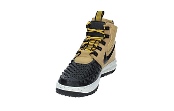 Nike Lunar Force 1 Duckboot "Metallic Gold" (GS) High-Top Sneakers BlackBrown - 5