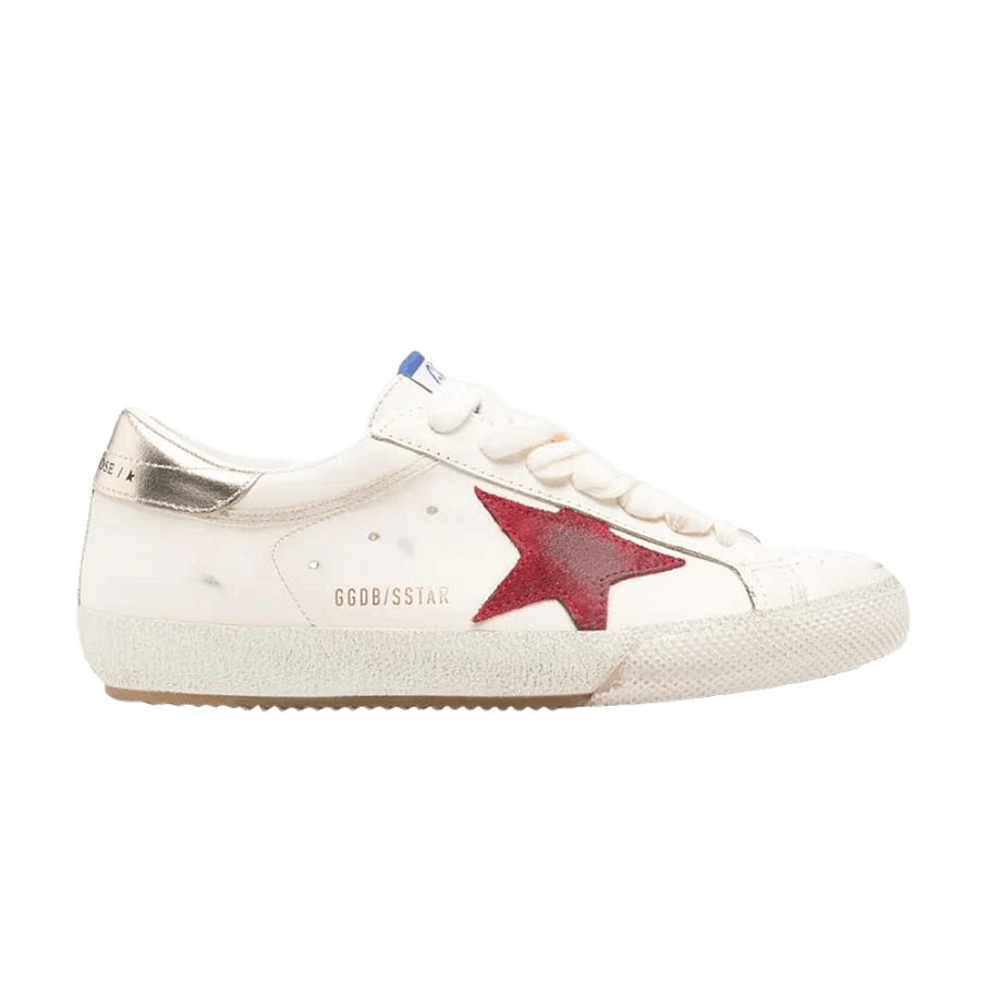 Фото № 1 с приближением к товару «‎Golden Goose Super Star Sneaker White Red»