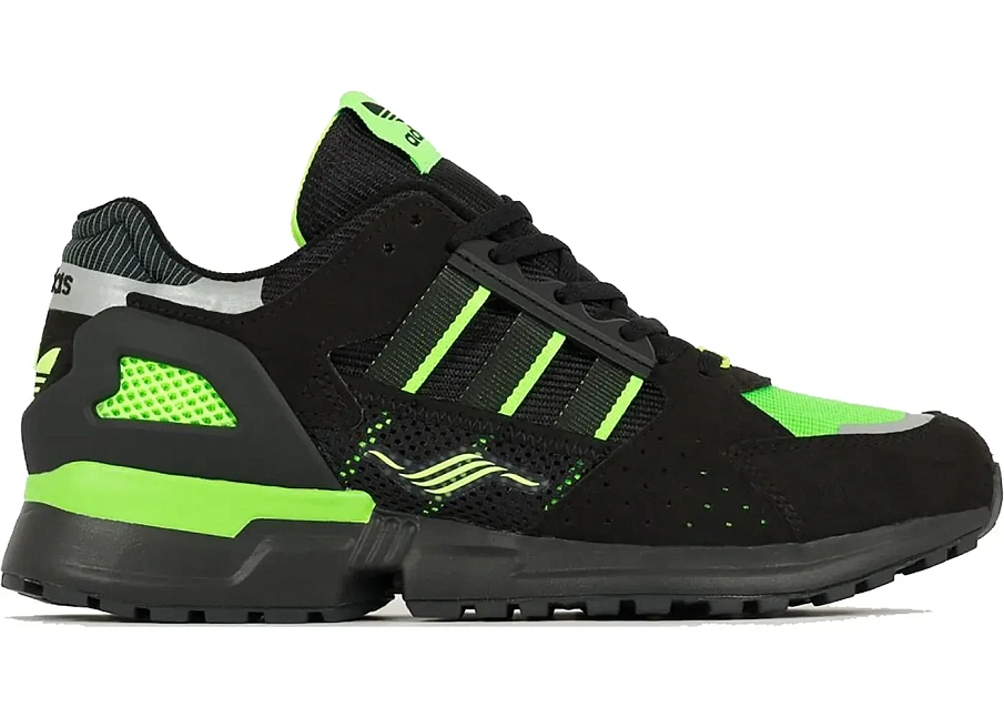 Фото № 1 с приближением к товару «‎adidas ZX 10.000 C Core Black Solar Green»