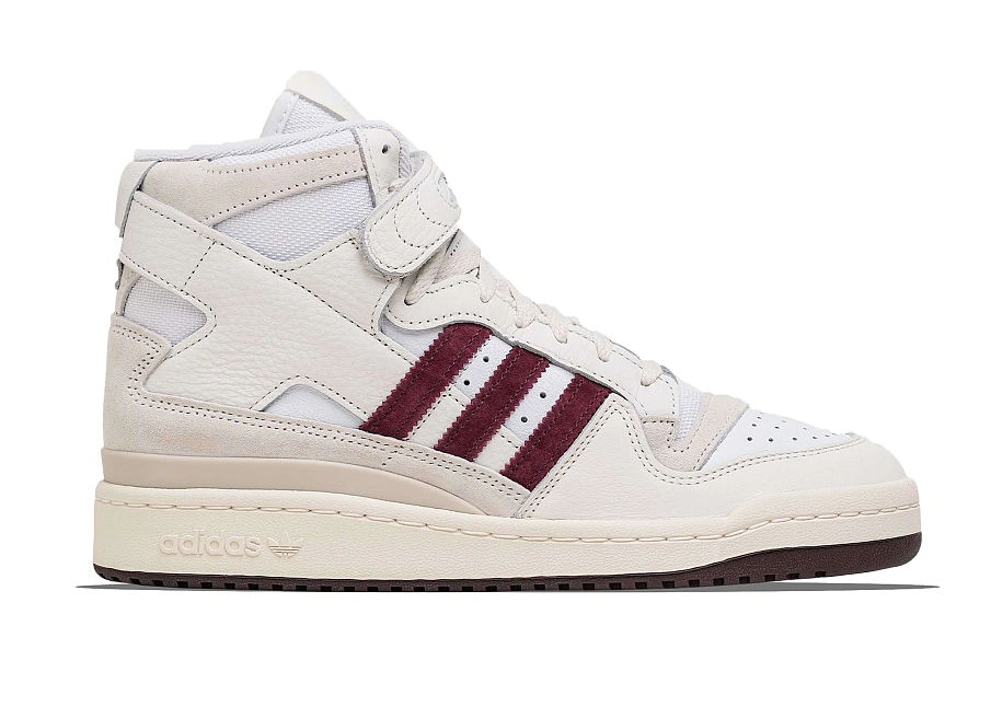Фото № 1 с приближением к товару «‎adidas Forum Hi Packer White Maroon»