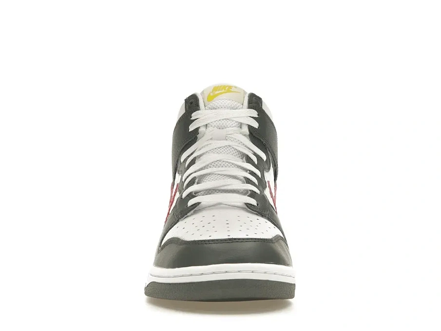 Фото № 2 с приближением к товару «‎Nike Dunk High Embossed Basketball Grey Red»