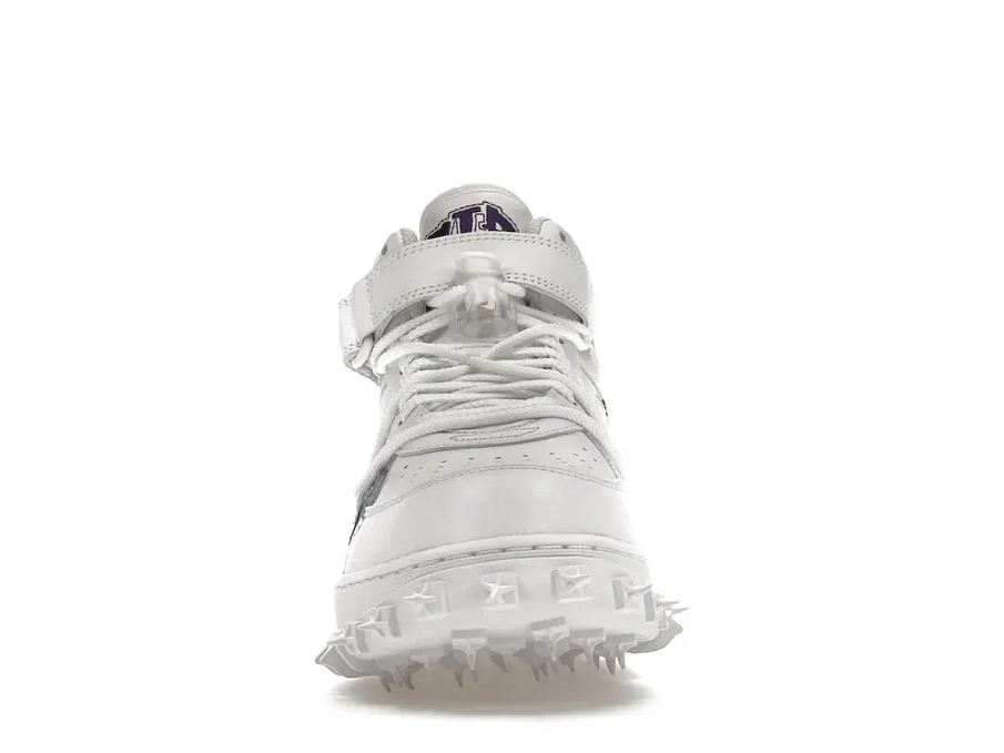 Фото № 2 с приближением к товару «‎Nike Air Force 1 Mid Off-White Graffiti White»