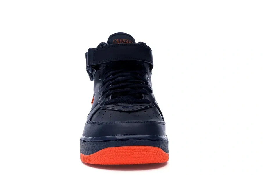 Фото № 2 с приближением к товару «‎Nike Air Force 1 Mid NYC Obsidian Orange»