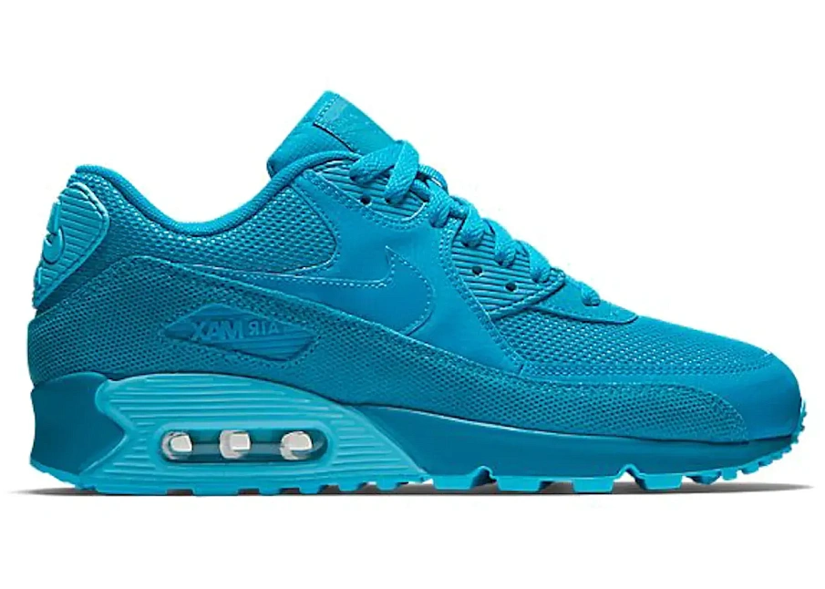 Фото № 1 с приближением к товару «‎Nike Air Max 90 Light Blue Lacquer  (2014)»