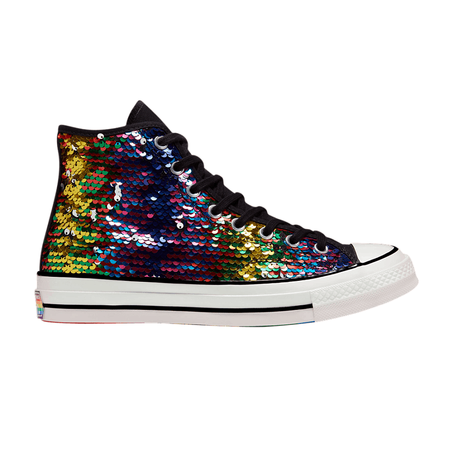 Фото № 1 с приближением к товару «‎Converse Chuck 70 High Pride - Sequined»