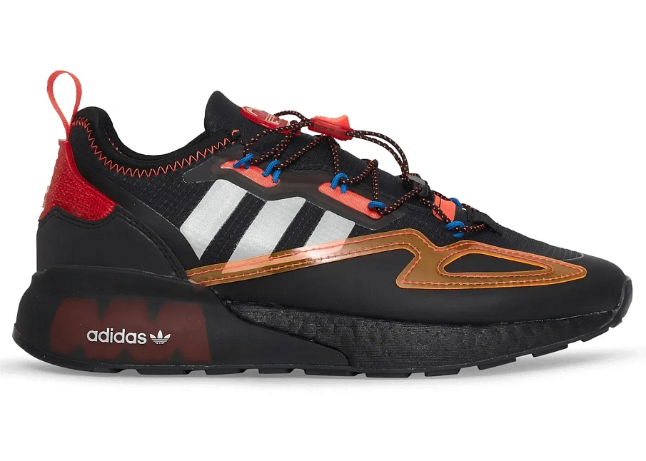 Фото № 1 с приближением к товару «‎adidas ZX 2K Boost Core Black Solar Red»
