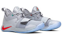 Фото № 3 с приближением к товару «‎Nike Pg 2.5 Playstation Basketball Shoes Wolf Grey»