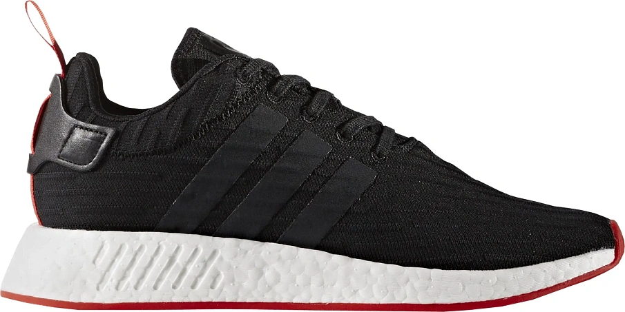 Фото № 1 с приближением к товару «‎adidas NMD R2 Core Black Red Two Toned»