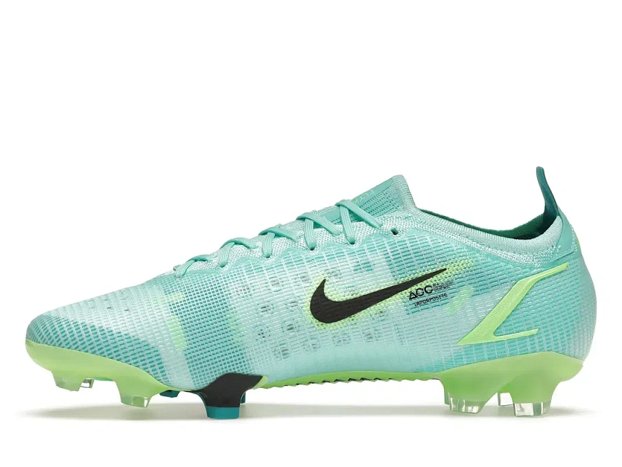 Фото № 3 с приближением к товару «‎Nike Mercurial Vapor 14 Elite FG Dynamic Turquoise Lime Glow»
