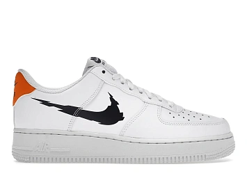 Nike Air Force 1 Low 07 Glitch Swoosh White Orange (DV6483-100) - 1