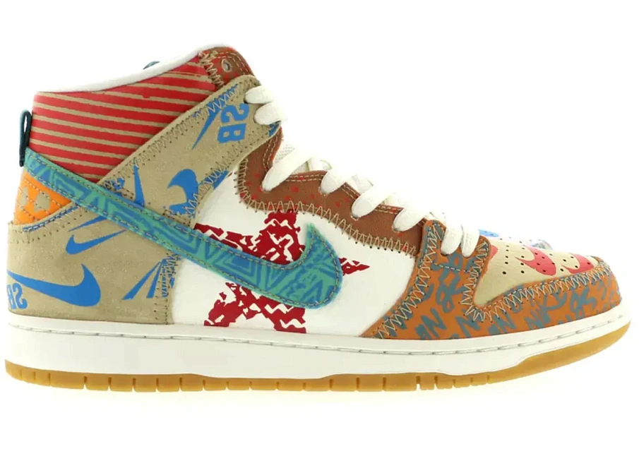 Фото № 1 с приближением к товару «‎Nike SB Dunk High Thomas Campbell What the Dunk (Special Box)»