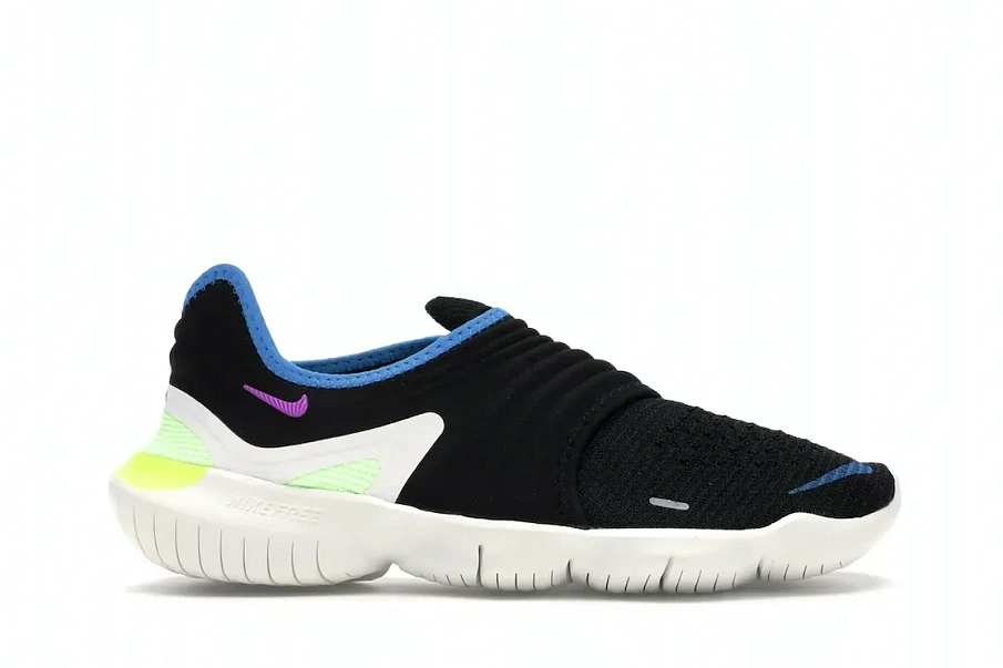 Фото № 1 с приближением к товару «‎Nike Free RN Flyknit 3.0 Black Laser Orange»