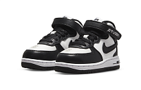 Фото № 3 с приближением к товару «‎Stussy Nike TD Air Force 1 Mid "Black and Light Bone"»