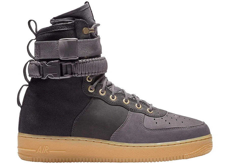 Фото № 1 с приближением к товару «‎Nike SF Air Force 1 High Black Light Brown»