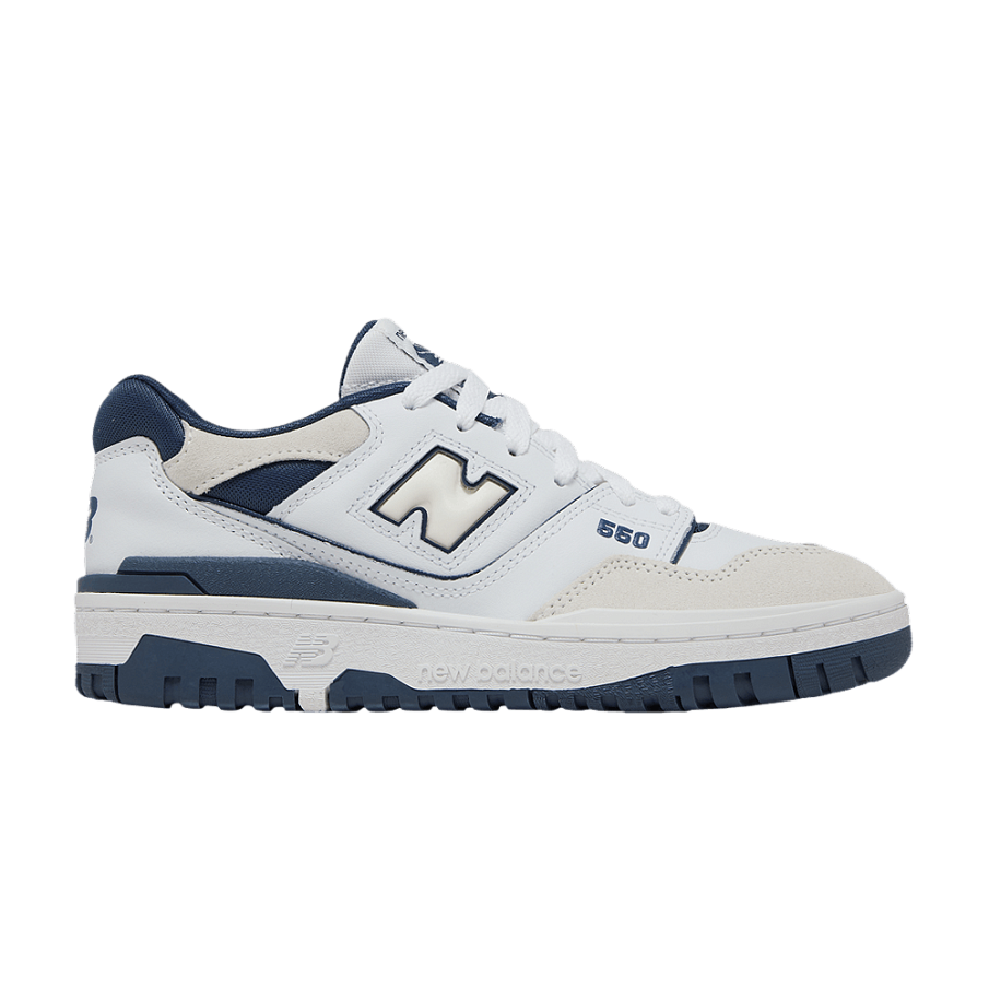 Фото № 1 с приближением к товару «‎New Balance 550 Big Kid White Vintage Indigo»