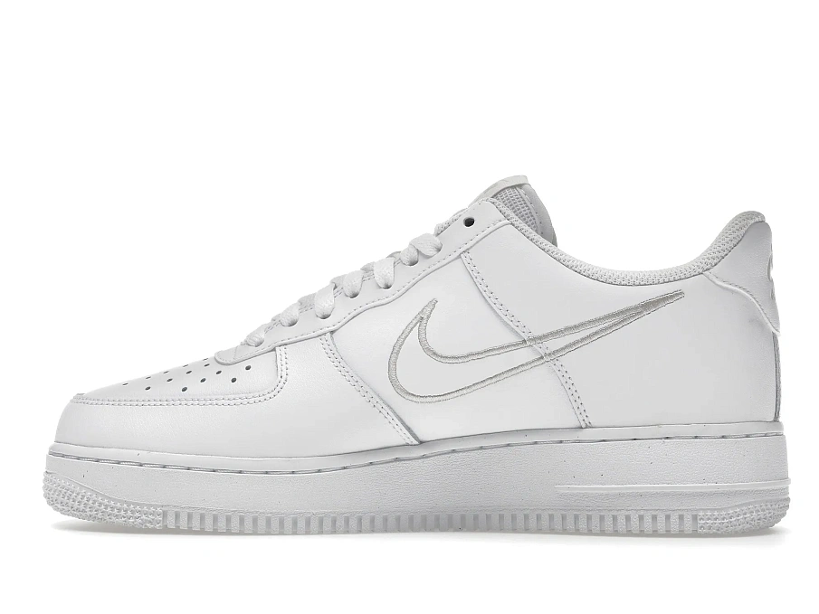 Фото № 6 с приближением к товару «‎Nike Air Force 1 Low Multi-Swoosh White Yellow»