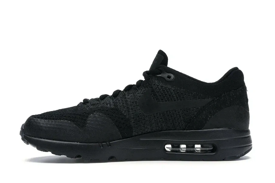 Фото № 3 с приближением к товару «‎Nike Air Max 1 Ultra Flyknit Black/Black»