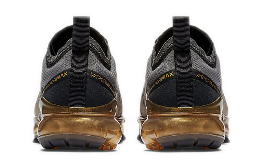 Фото № 4 с приближением к товару «‎Nike Air VaporMax 2019 GS 'Black Gold'»
