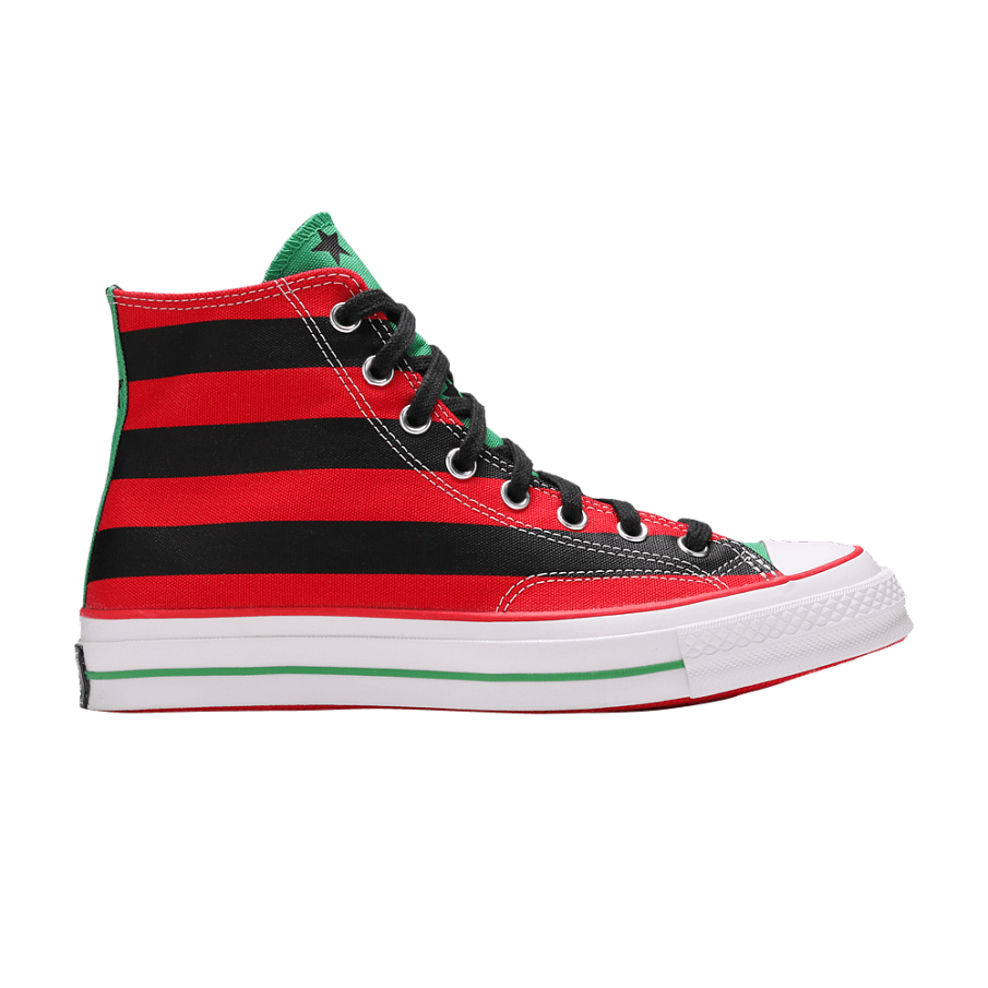 Фото № 1 с приближением к товару «‎Denim Tears x Converse Chuck 70 High Pan-African Flag»