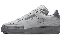 Фото № 1 с приближением к товару «‎Nike Air Force 1 Type Skate Shoes Grey FogCool Grey»