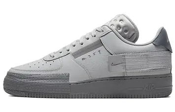 Nike Air Force 1 Type Skate Shoes Grey FogCool Grey - 1