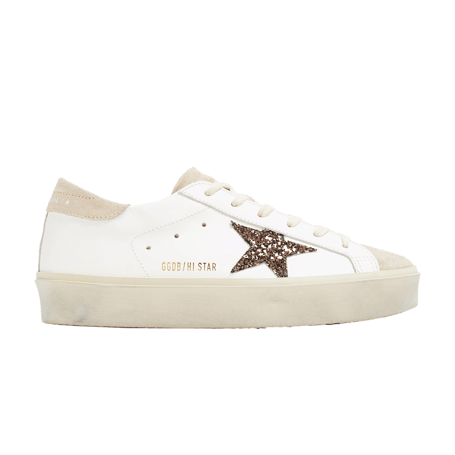 Фото № 1 с приближением к товару «‎Golden Goose Women's Hi Star White Beige»