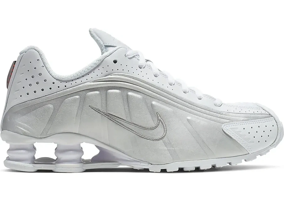 Фото № 1 с приближением к товару «‎Nike Shox R4 White Metallic »