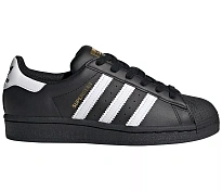 Фото № 1 с приближением к товару «‎adidas Superstar Core Black Cloud White Gold »