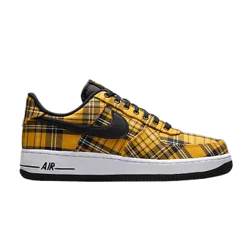 Nike Women's Air Force 1 Low Yellow Plaid