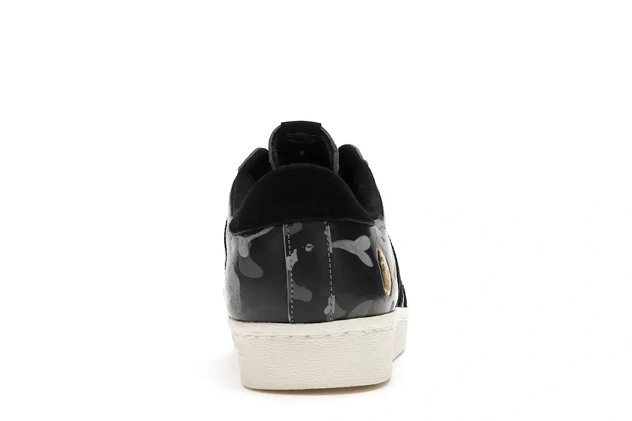 Фото № 4 с приближением к товару «‎adidas Superstar 80s Undefeated Bape Black Camo»