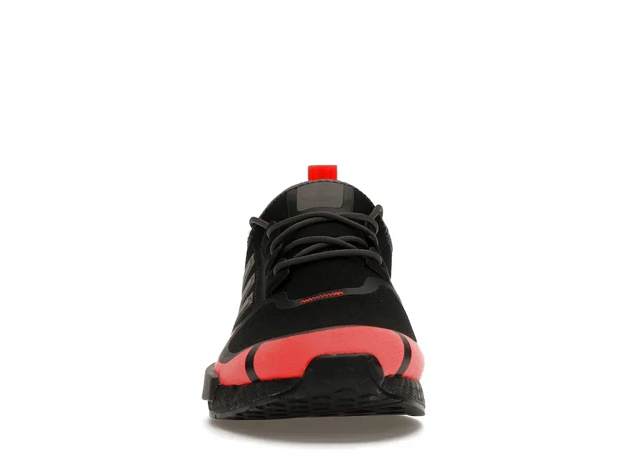 Фото № 2 с приближением к товару «‎adidas NMD R1 Core Black Solar Red Grey»