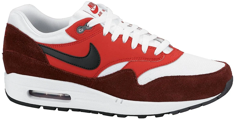 Фото № 1 с приближением к товару «‎Nike Air Max 1 White Black University Red»