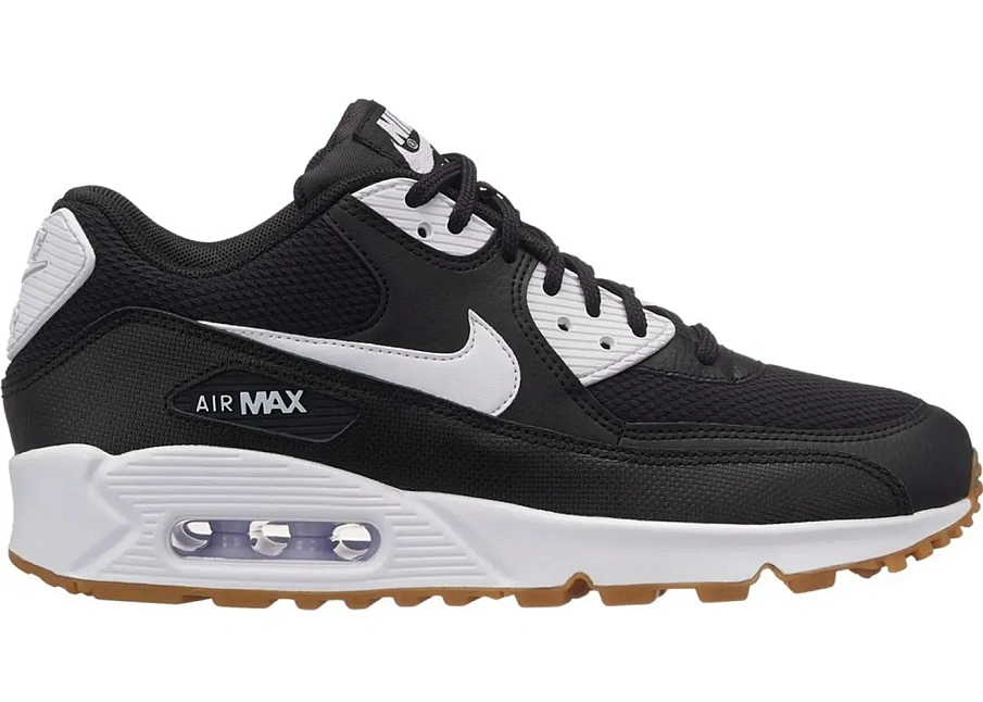 Фото № 1 с приближением к товару «‎Nike Air Max 90 Black White Gum »