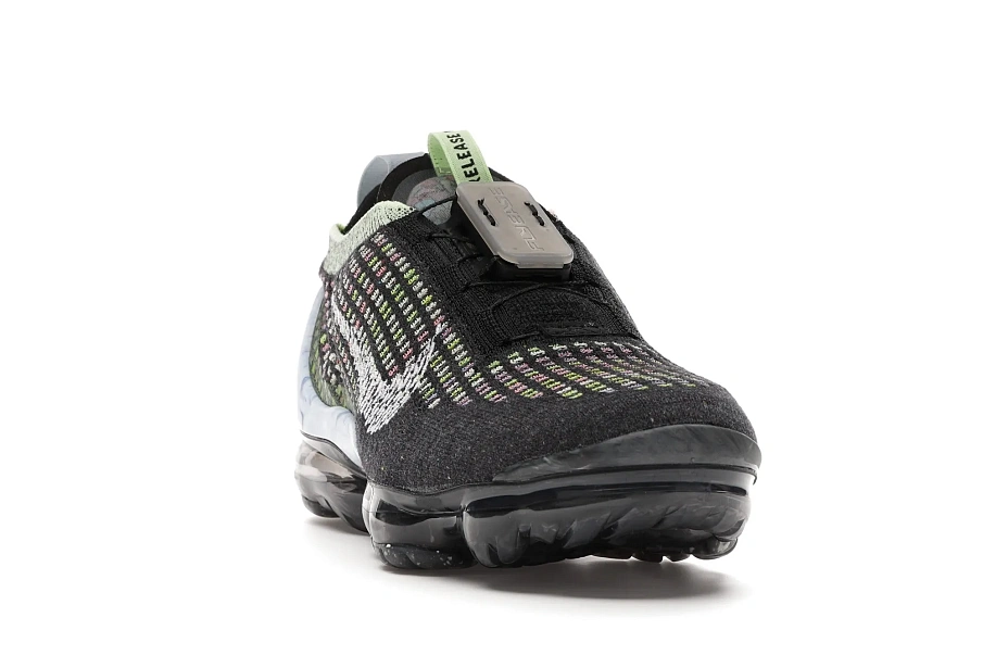 Фото № 4 с приближением к товару «‎Nike Air VaporMax 2020 Flyknit Black Barely Volt »