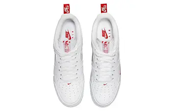 Nike Air Force 1 Low Sneakers WhiteRed - 4
