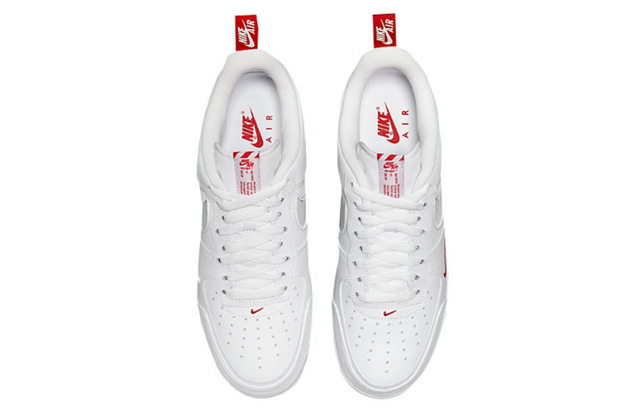 Фото № 4 с приближением к товару «‎Nike Air Force 1 Low Sneakers WhiteRed»