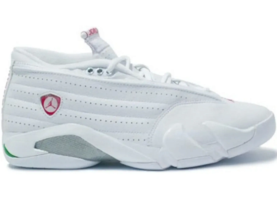Фото № 1 с приближением к товару «‎Jordan 14 Retro Low White Cerise»