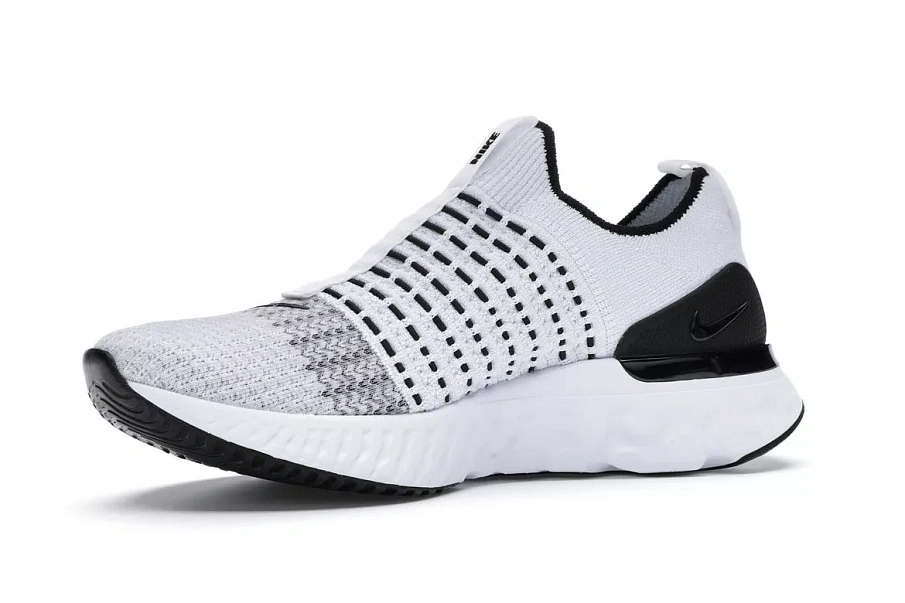Фото № 5 с приближением к товару «‎Nike React Phantom Run Flyknit 2 White Black»