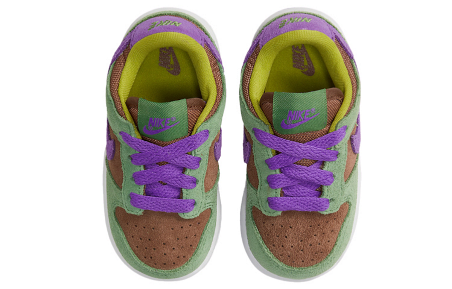 Фото № 4 с приближением к товару «‎(TD) Nike Dunk Low SP "Veneer" BrownGreenPurple»