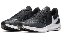 Фото № 3 с приближением к товару «‎Nike Air Zoom Winflo 6 Shield Running Shoes Black»