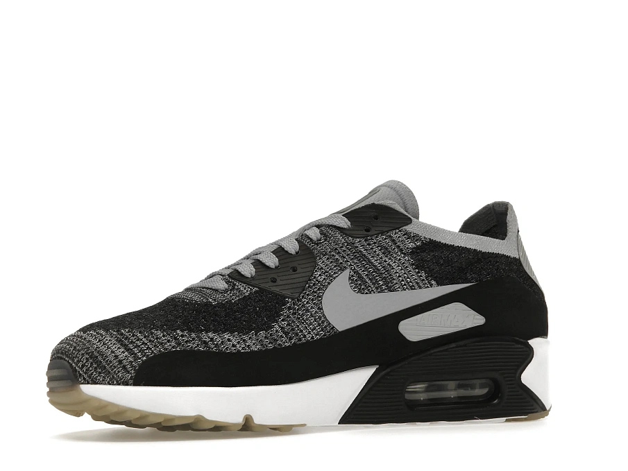 Фото № 5 с приближением к товару «‎Nike Air Max 90 Ultra 2.0 Flyknit Black Wolf Grey»
