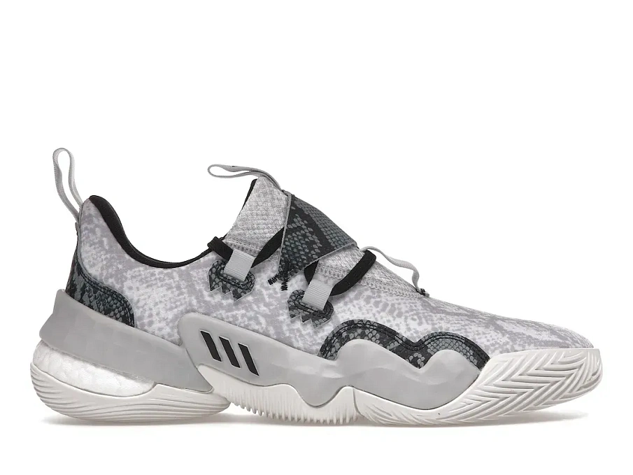 Фото № 1 с приближением к товару «‎adidas Trae Young 1 Light Solid Grey Snakeskin»