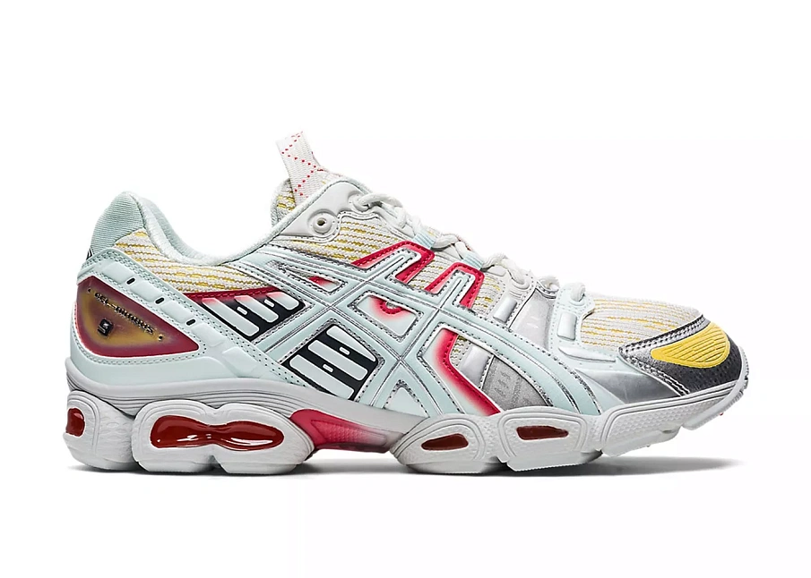 Фото № 1 с приближением к товару «‎ASICS UB3-S Gel-Nimbus 9 Glacier Grey Soothing Sea»